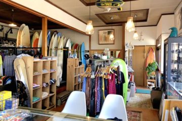 Surf shop inside